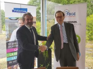 Louis Schweitzer, Président d’Initiative France et Jean-Luc Vergne, Président de BGE réseau ont participé à une rencontre autour du thème de la coopération inter-réseaux.